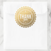 Rond Sticker Mariage Faux Gold (Sac)