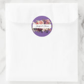 Rond Sticker Mariage flamboyant Renaissance (Sac)