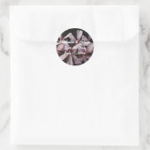 Rond Sticker Mariage Fleurs (Sac)