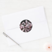 Rond Sticker Mariage Fleurs (Enveloppe)