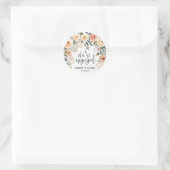 Rond Sticker Mariage flou (Sac)