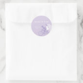 Rond Sticker Mariage Lavender Bicycle (Sac)