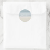 Rond Sticker Mariage Ombré Shore (Sac)