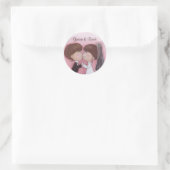 Rond Sticker Mariage (personnalisable) (Sac)