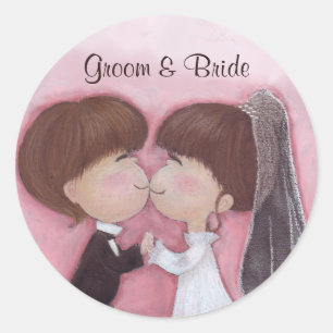 Rond Sticker Mariage (personnalisable)