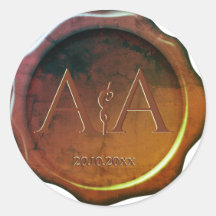 Sticker Mariage pour sceau de cire