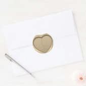 Rond Sticker Mariage pour sceau de cire de coeur d'amou (Enveloppe)