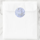 Rond Sticker Mariage Rose blanche (Sac)