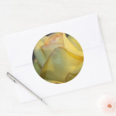 Rond Sticker Mariage rose jaune (Enveloppe)