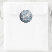 Rond Sticker Mariage Starry Moonlight (Sac)