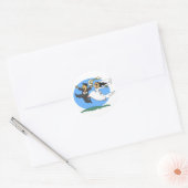Rond Sticker Mariage Whoo Hoo (Enveloppe)