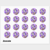 Rond Sticker Marie Antoinette (Feuille)