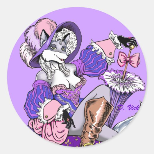 Rond Sticker Marie Antoinette (Devant)