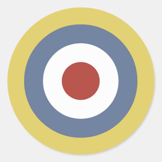 Rond Sticker Marker du Royaume-Uni (Devant)