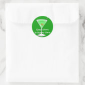 Rond Sticker Martini Vert (Sac)