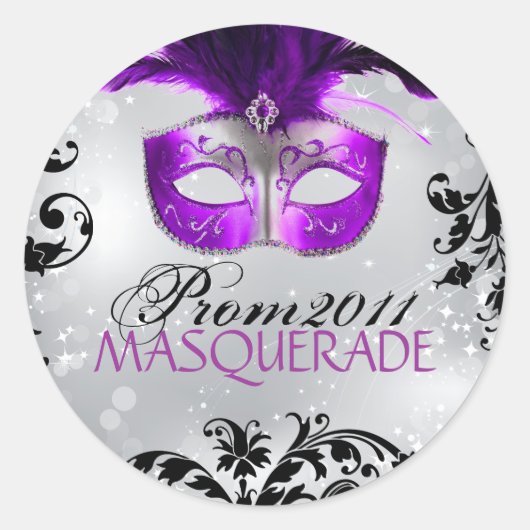 Rond Sticker Masquerade Classy (Devant)