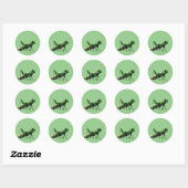 Rond Sticker mécanique pour sauterelles (Feuille)