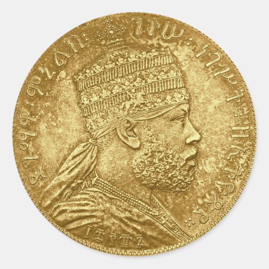 Rond Sticker Menelik King (Devant)