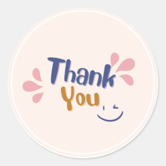Rond Sticker Merci