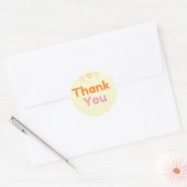 Rond Sticker Merci (Enveloppe)
