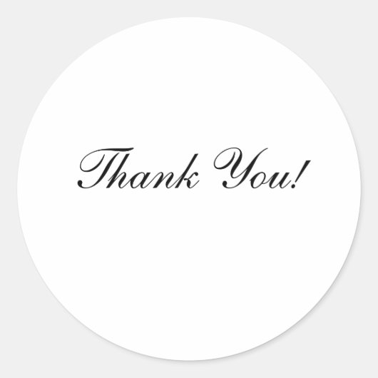 Rond Sticker Merci (Devant)