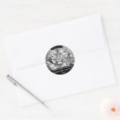 Rond Sticker Merci_ (Enveloppe)
