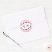 Rond Sticker Merci (Enveloppe)