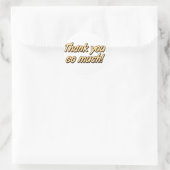 Rond Sticker Merci (Sac)