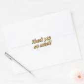 Rond Sticker Merci (Enveloppe)