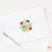 Rond Sticker Merci (Enveloppe)