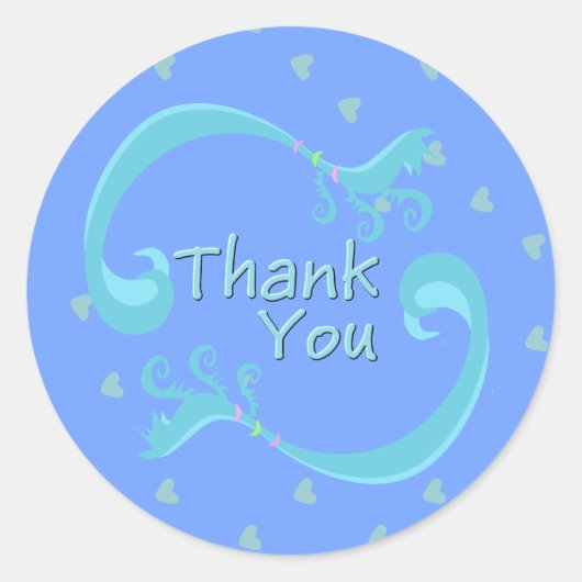 Rond Sticker Merci (Devant)