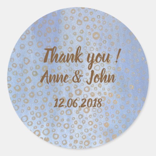 Rond Sticker Merci (Devant)