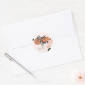 Rond Sticker Merci Boho Shapes (Enveloppe)