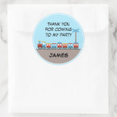 Rond Sticker Merci d'anniversaire (Sac)