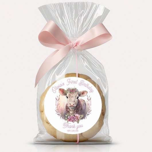 Rond Sticker Merci de Saint-Vache d'origine