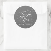 Rond Sticker Merci de script (Sac)