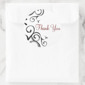 Rond Sticker Merci Favor - Grand (Sac)