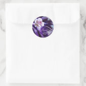 Rond Sticker Merci rose (Sac)