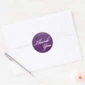 Rond Sticker Merci/Sceau (Enveloppe)