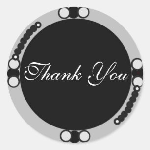 Rond Sticker Merci / Sceau d'enveloppe