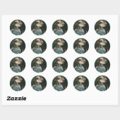 Rond Sticker "Microcosm : Seascape" (Feuille)