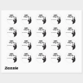 Rond sticker Mike Carter (Feuille)