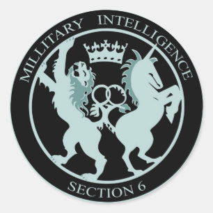 Rond Sticker Military Intelligence Section 6