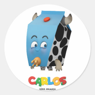 Rond Sticker MIlky - Karl Série Animée