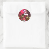 Rond Sticker Miss Kitty (Sac)