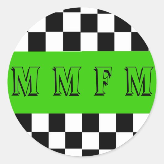 Rond Sticker MMMFM ronde (Devant)