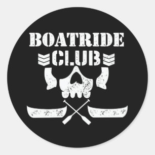 Rond Sticker MMOM BOATRIDE CLUB
