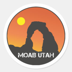 Rond Sticker Moab Utah