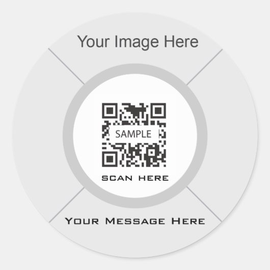 Rond Sticker Modèle Générique 2 (Devant)