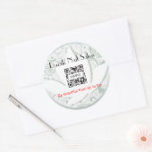 Rond Sticker Modèle Nail Salon (Enveloppe)